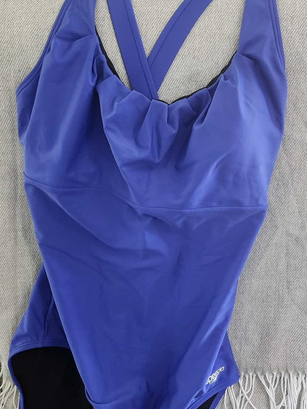 Speedo Royal Blue One-Piece Swimsuit